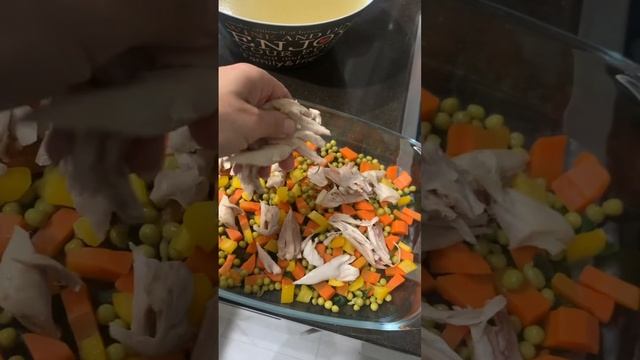 Հավի մսով խոլոդեց,ասպիկ/Куриное рагу