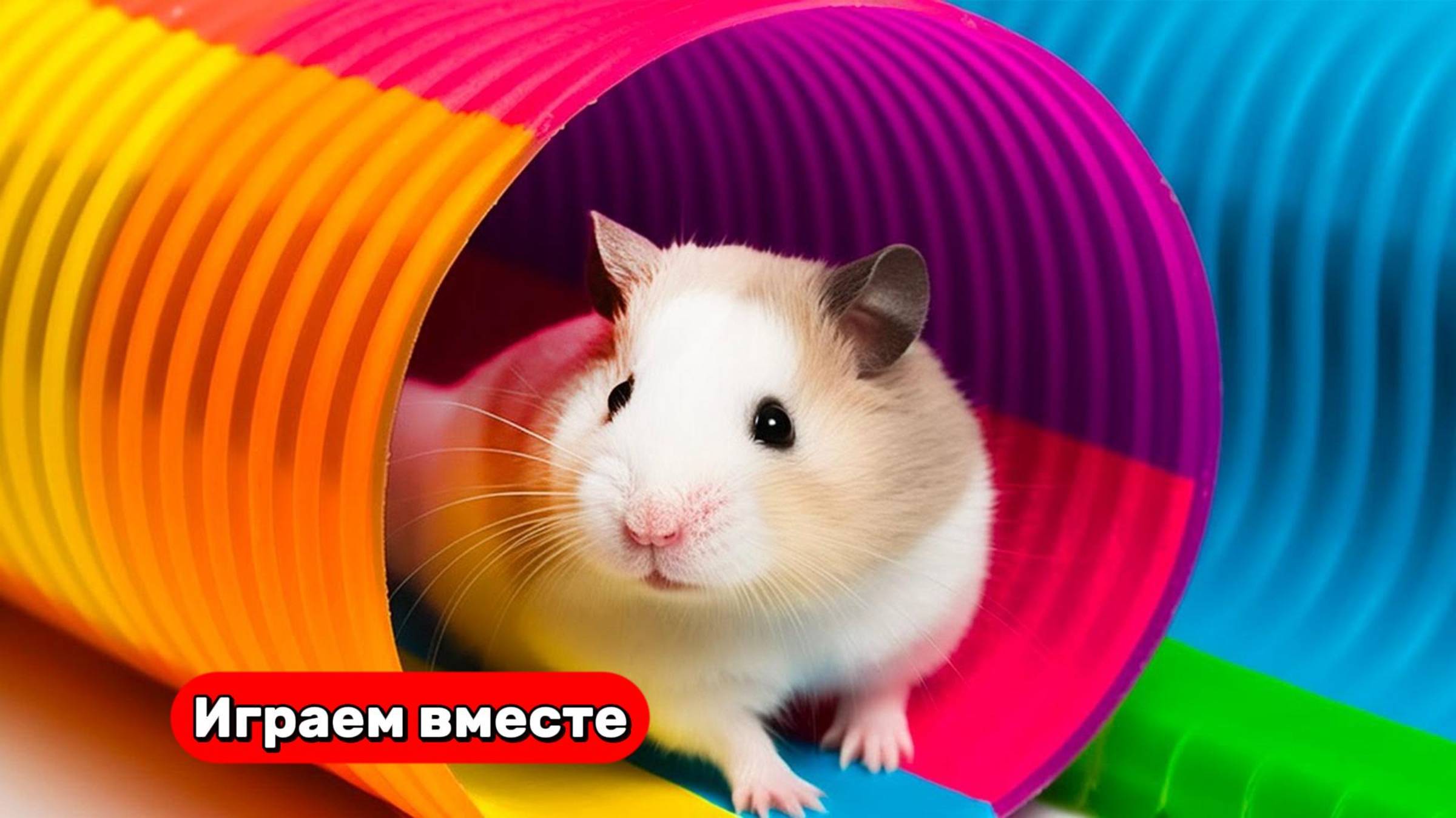 Лабиринт с ловушками для хомяка 🐹 Видео для детей