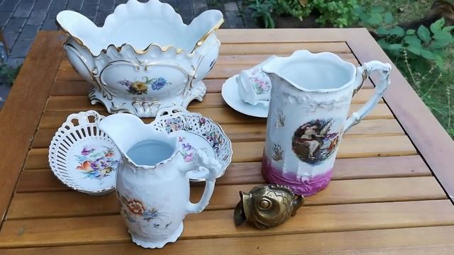 УДАЧНЫЕ ПОКУПКИ на БАРАХОЛКЕ в ГЕРМАНИИ! КРАСИВЫЙ ФАРФОР, АНТИКВАРНЫЙ ФАРФОР. ВИНТАЖ