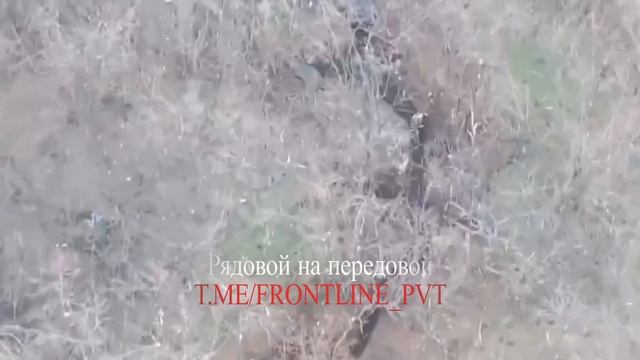 Боец ВСУ прятался в блиндаже, думал, что умело скрывается от российских птичек, но не тут-то был...