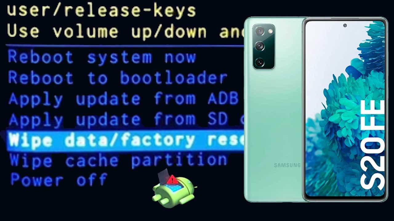 Samsung S20FE hard reset