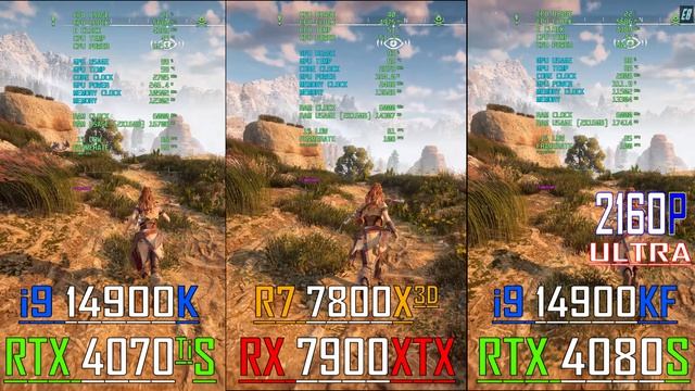 RTX 4070Ti SUPER + i9 14900K vs RX 7900XTX + R7 7800X3D vs RTX 4080 SUPER + i9 14900KF ||