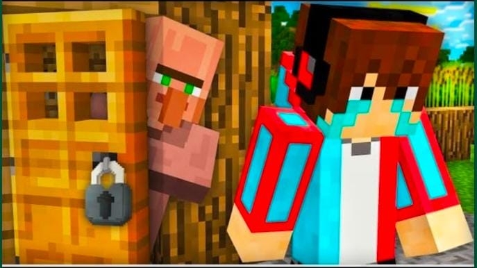 как житель выгнал меня из деревенской кузницы в МАЙНКРАФТ |Компот Мinecraft