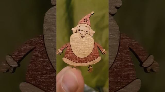 Деревянный Дед Мороз hand made