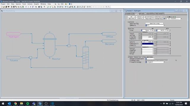 Building a Simple SysCAD Flowsheet