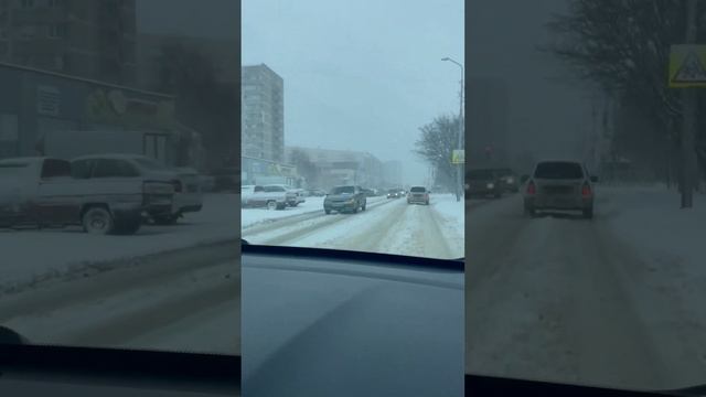 Ставрополь в снегу!❄️❄️❄️