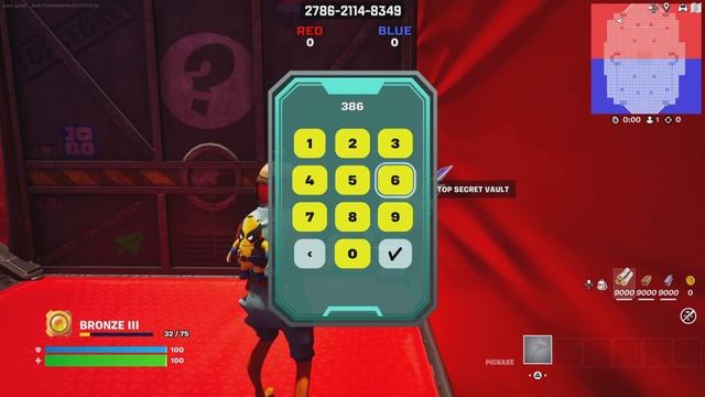 SUPER RED VS BLUE TYPICAL GAMER MAP FORTNITE - HOW TO FIND VAULT CODE LOCATIONS