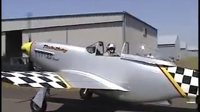 Thunder Mustang taxi to hanger after test flight