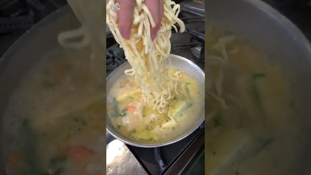 Shrimp Pasta 🍤 #Shorts #ShortsFood