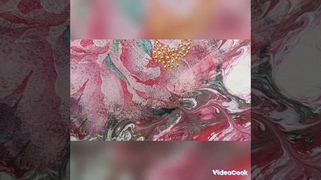 Презентация столешницы в технике Fluid Art