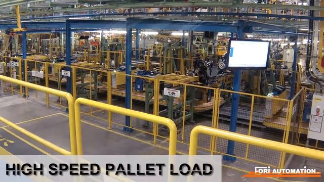 Pallet Transfer with Rail Guided Vehicles