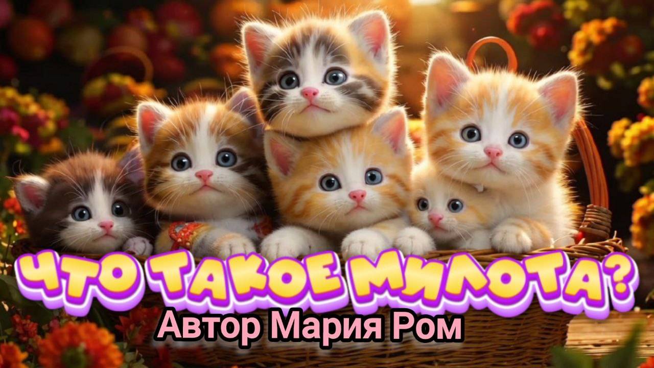 ЧТО ТАКОЕ МИЛОТА? Автор Мария Ром. Стихотворение для детей #стих #стихи #детям #детскиестихи