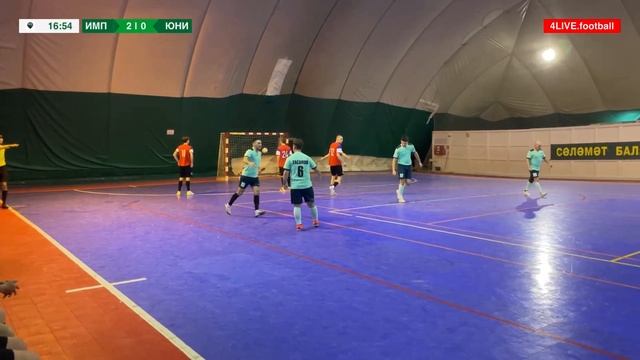 Империя - Юнис. Обзор матча. Третий дивизион. Мини-футбол 5х5. 27.12.2024г.