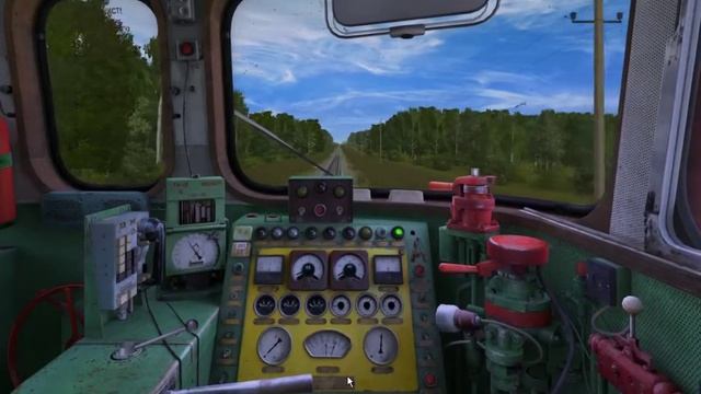 Trainz: ТЭП60 с пригородным поездом Сухиничи — Козельск по расписанию 1975 года