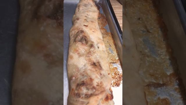 Sausage and broccoli rabe and sausage and mushroom stuffed breads!
