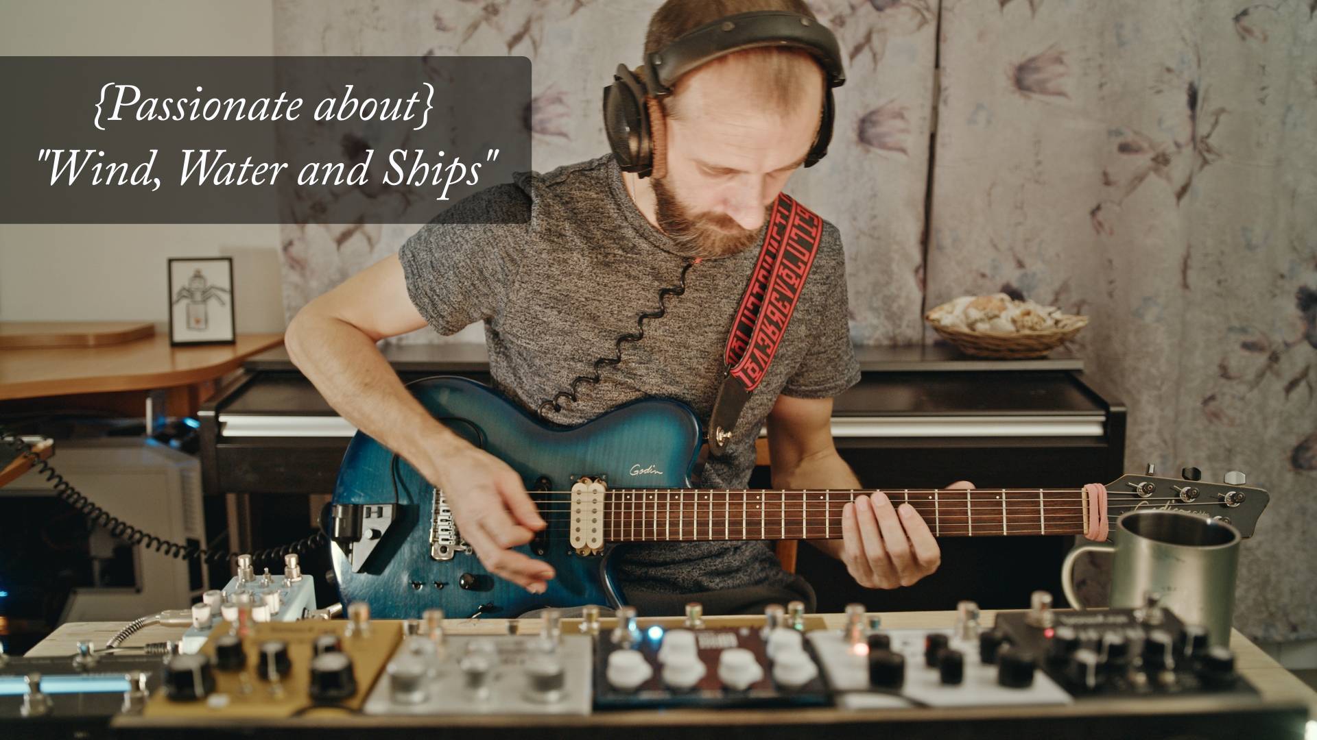 "Вода, ветер, корабли..." (Strymon, Meris pedals, Zephyr FX Lo-Fi Radio, Blooper) гитарный эмбиент