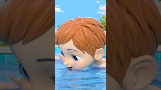 Swimming Song, Kids Rhyme #shorts #kidssongs #littletreehouse