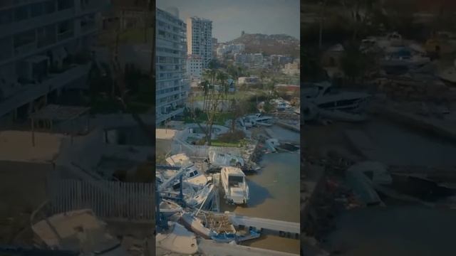 Разрушительные последствия после урагана Отис.
