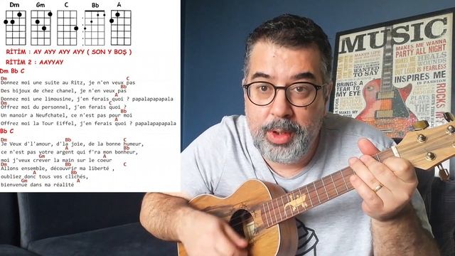 Ukulele Dersleri - ZAZ - Je Veux nasıl çalınabilir ?