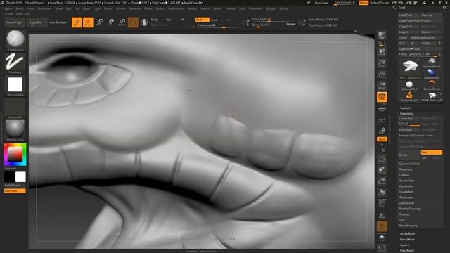 Snake Zbrush Speed Sculpt
