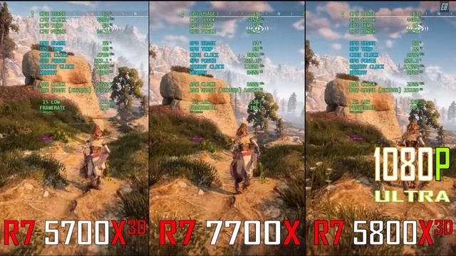 RYZEN 7 5700X3D vs RYZEN 7 7700X vs RYZEN 7 5800X3D || PC GAMES BENCHMARK TEST ||