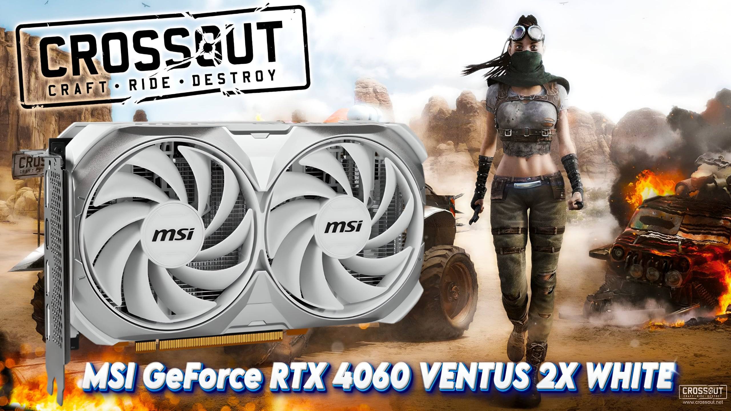 Crossout тест видеокарты MSI RTX 4060 ULTRA