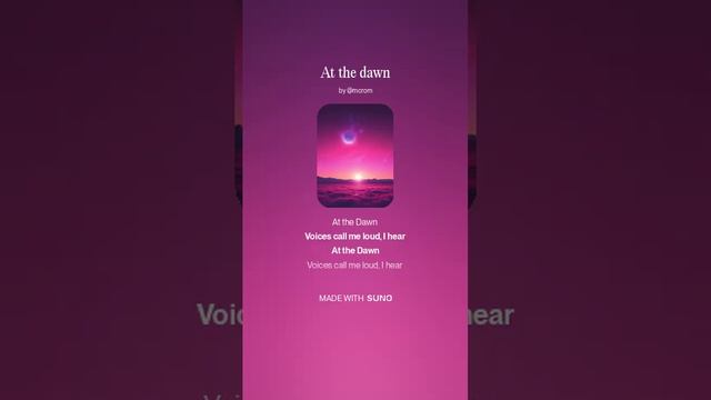 MC.ROM & SUNO - AT THE DAWN.mp4