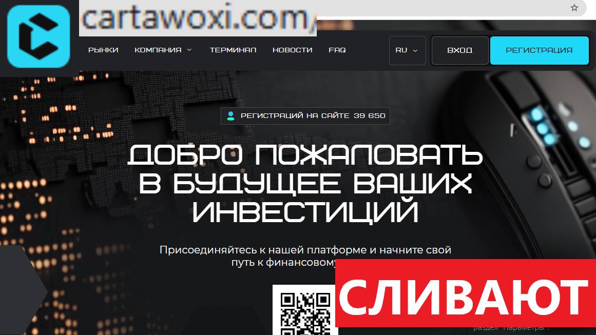 Cartawoxi (cartawoxi.com, carta-woxi.pro) отзывы - ПОДДЕЛКА