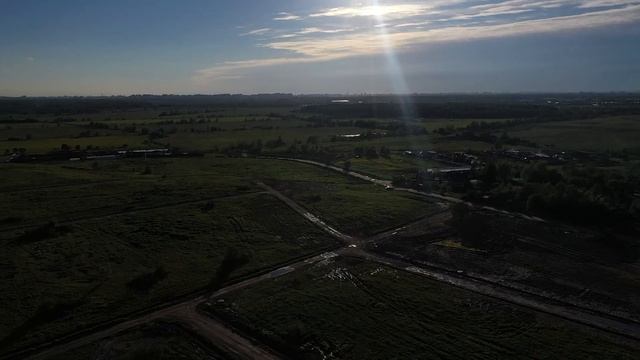 Коттеджный поселок Разметелево, Всеволожский район Ленинградской области, второе видео с высоты