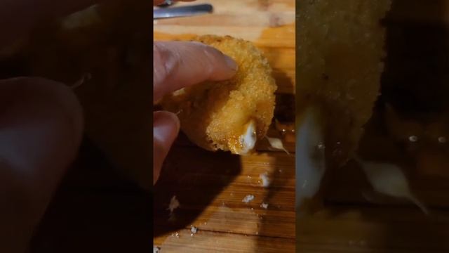 Sweet Potato Souffle' Stuffed FRIED Pasta Shells! #shorts