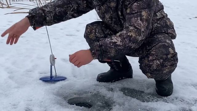 Щука на жерлицы в перепад