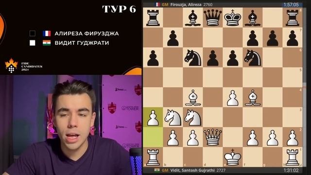 БИТВА ФАВОРИТОВ НЕПО - КАРУАНА! Фируджа в ДИКОМ ТИЛЬТЕ! Турнир претендентов #6