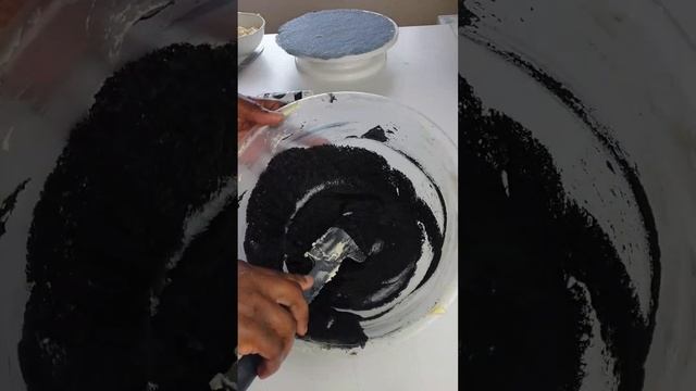 How to make black ganache