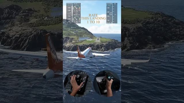 Saba Crosswind Landing - Airbus A320 Neo _ Best Flight Controller _ MSFS 2020