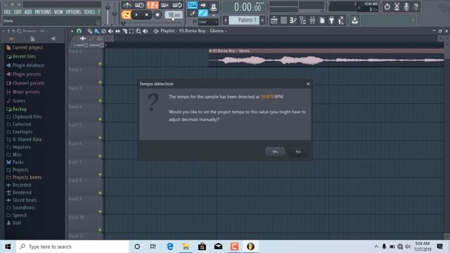 FL Studio Tutorial : How to Fit any Track to Tempo in Easy way