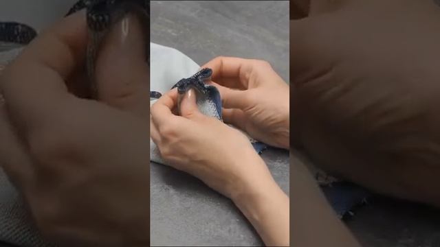 Интересный способ подшить джинсы