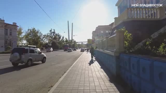 Владивосток дворики,улочки города (второй фрагмент,18 сентября 2021).