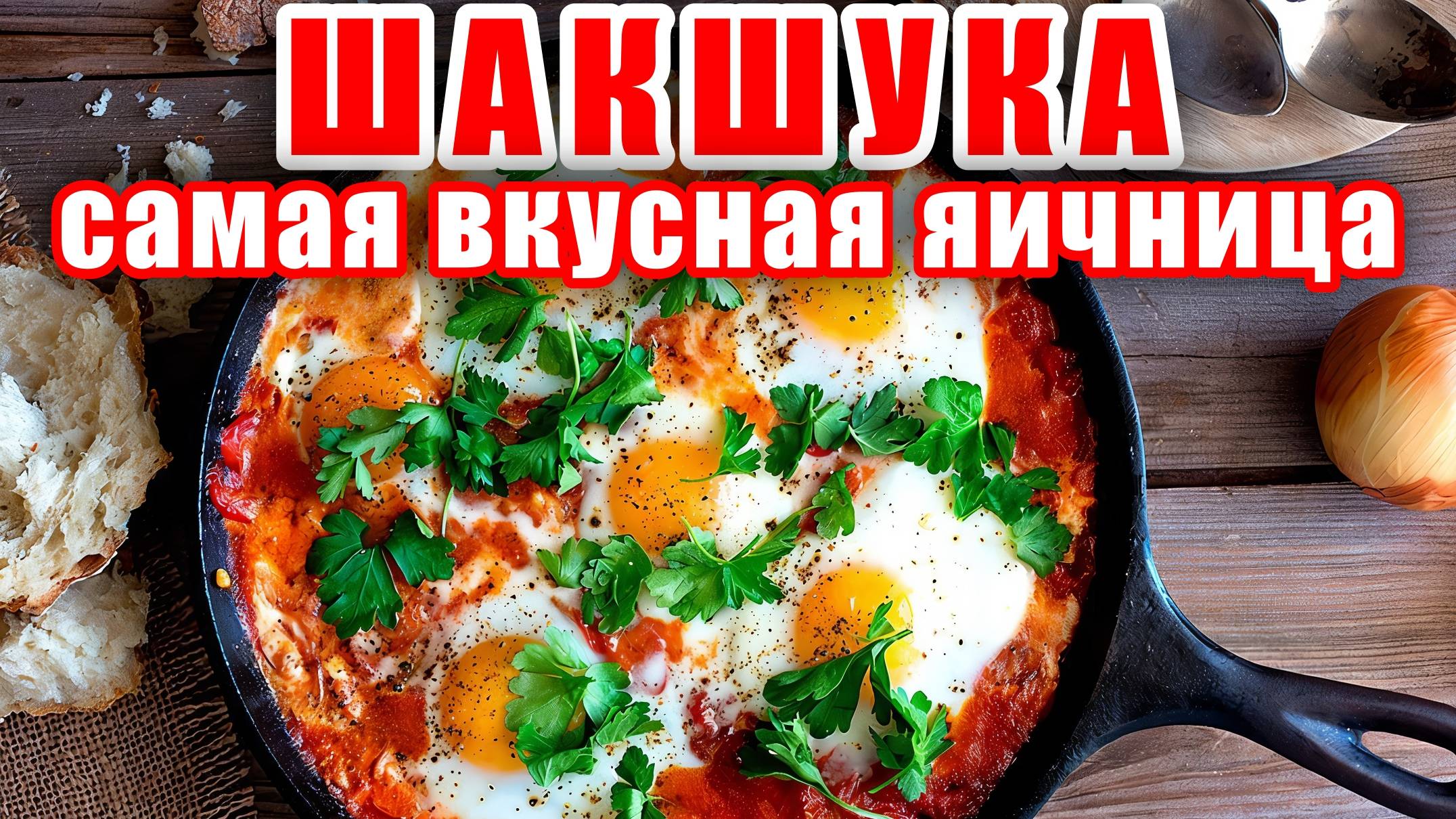 ШАКШУКА - Королева Всех ЯИЧНИЦ! ШАКШУКА - Самая Вкусная ЯИЧНИЦА РЕЦЕПТ!  Остро, Горячо и Вкусно!