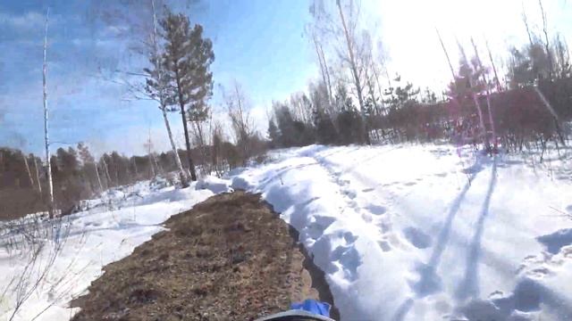 Снежный замес   YAMAHA 450F
