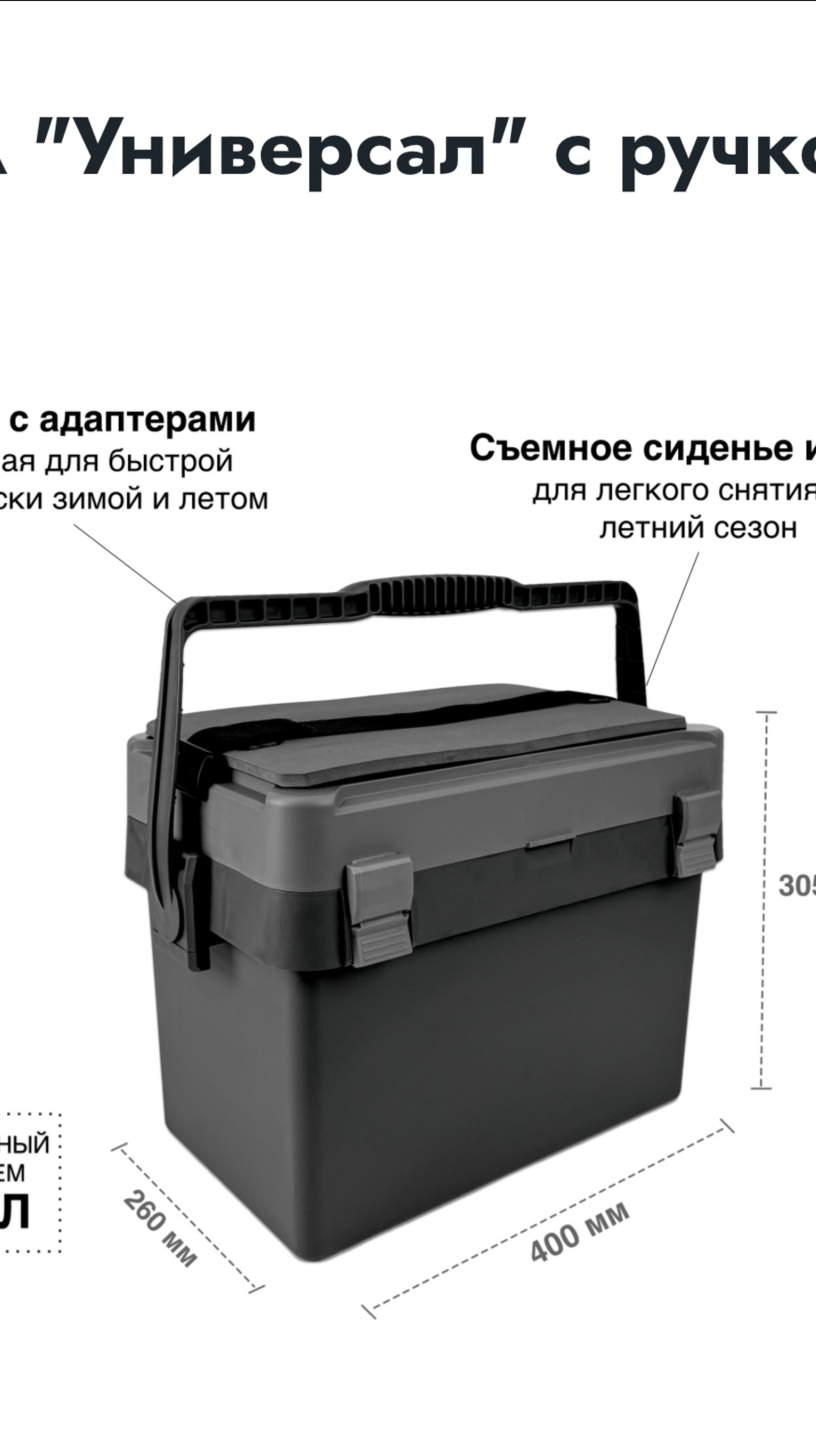 НОВИНКА! Рыболовный ящик от FISH’KA