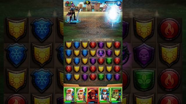 Empires Puzzles набег Зелёная команда против Синей 4 Магния и один Кирилл