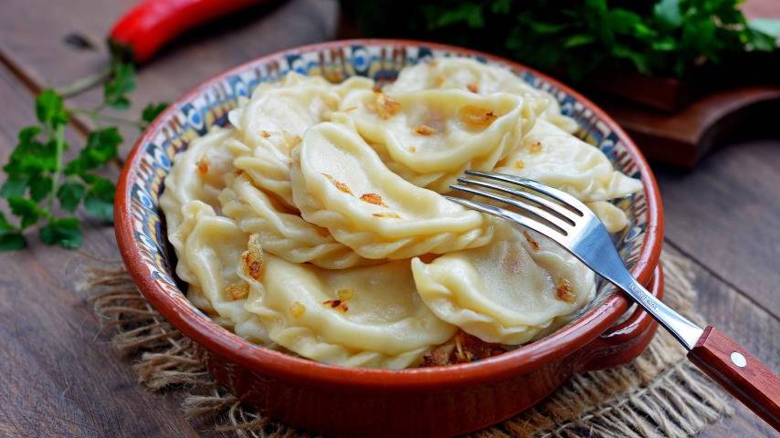Готовим домашние вареники с картофелем-как у бабушки