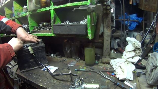 Задний дворник с нивы на мТз большая кабина. 2