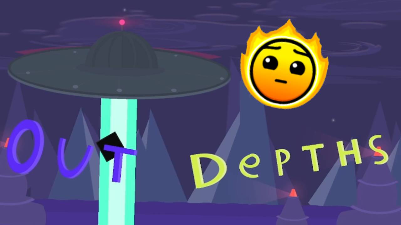 Geometry Dash. Прохожу уровень OutDepths