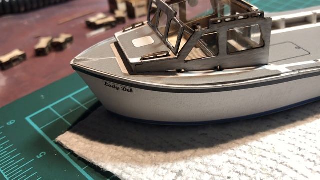 1:87 железнодорожная диорама, Моделирование, рыбацкое судно