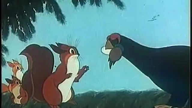 Мультфильм Лесные путешественники, СССР, 1951.