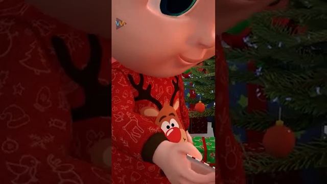 It's Christmas time! Happy Holidays! ｜ Rosoo - Baby Songs #kidssong #nurseryrhymes #foryou #shorts