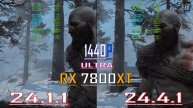OLD DRIVER (24.2.1) vs NEW DRIVER (24.4.1) || PC GAMES BENCHMARK TEST ||