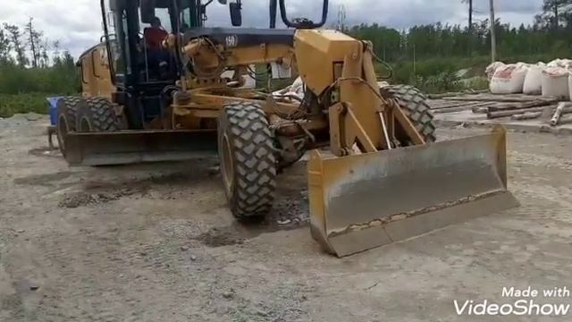 Тест-Драйв грейдера Caterpillar 150 AWD