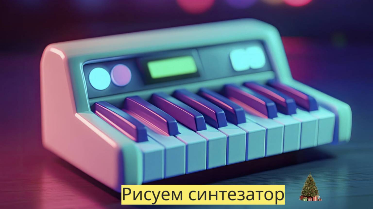 Маленькие художники: Рисуем синтезатор - Детский образовательный мультфильм
